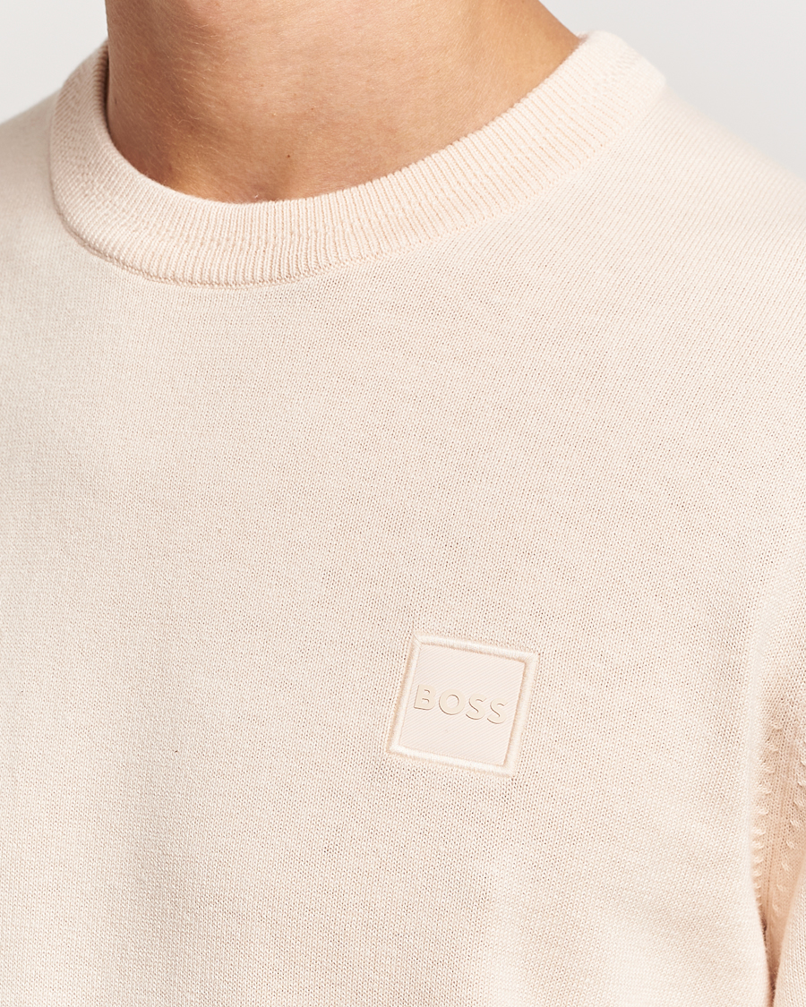 Herre | Trøjer | BOSS ORANGE | Kanovano Knitted Sweater Open Beige