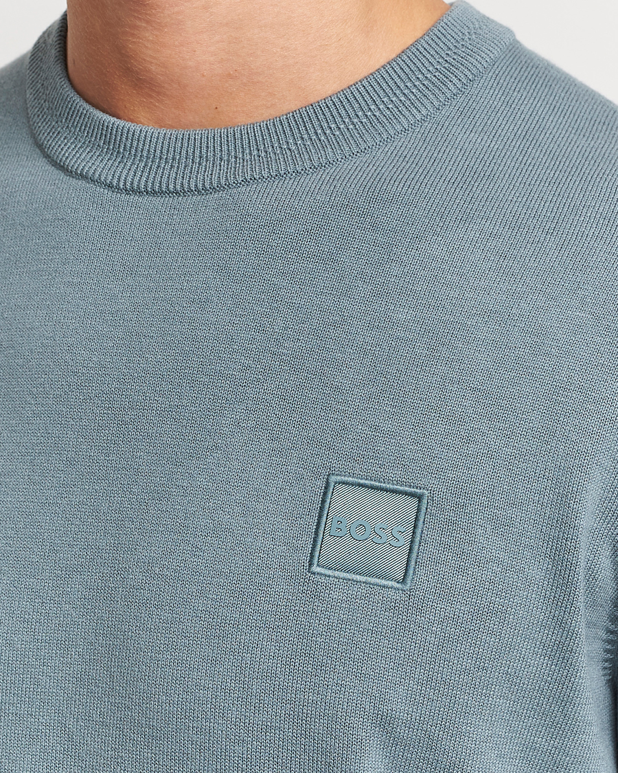 Herre | Trøjer | BOSS ORANGE | Kanovano Knitted Sweater Open Green
