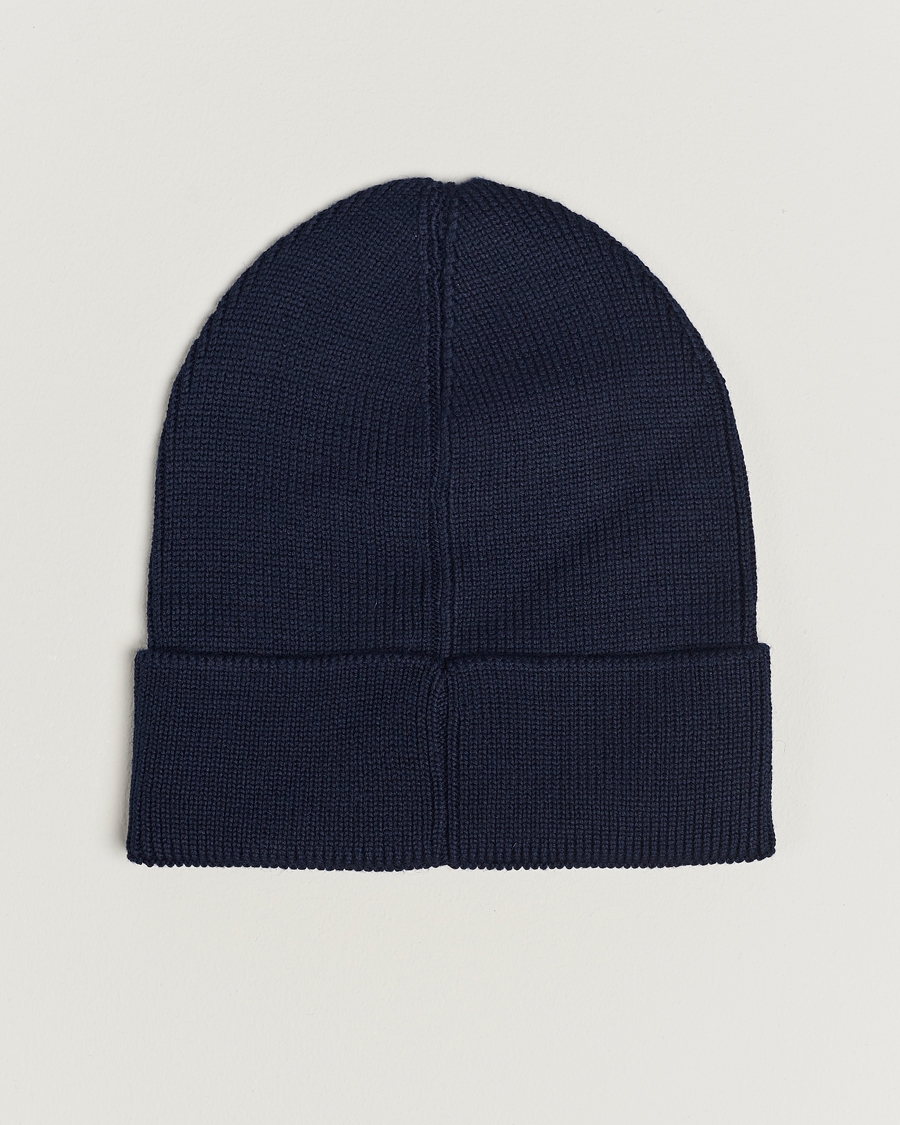 Herre | BOSS ORANGE Foxxy Logo Beanie Dark Blue | BOSS ORANGE | Foxxy Logo Beanie Dark Blue