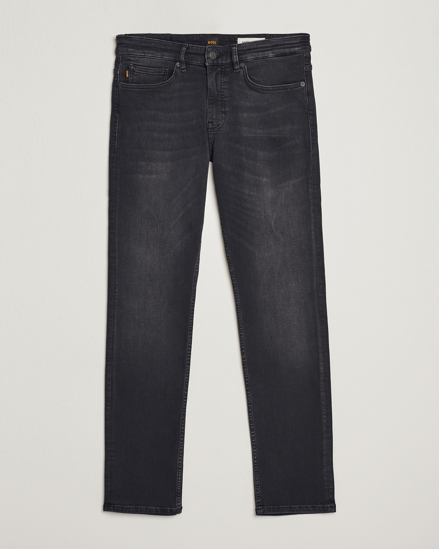 Herre | Jeans | BOSS ORANGE | Delaware Stretch Jeans Washed Black
