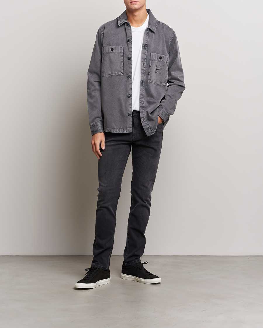 Herre | Jeans | BOSS ORANGE | Delaware Stretch Jeans Washed Black