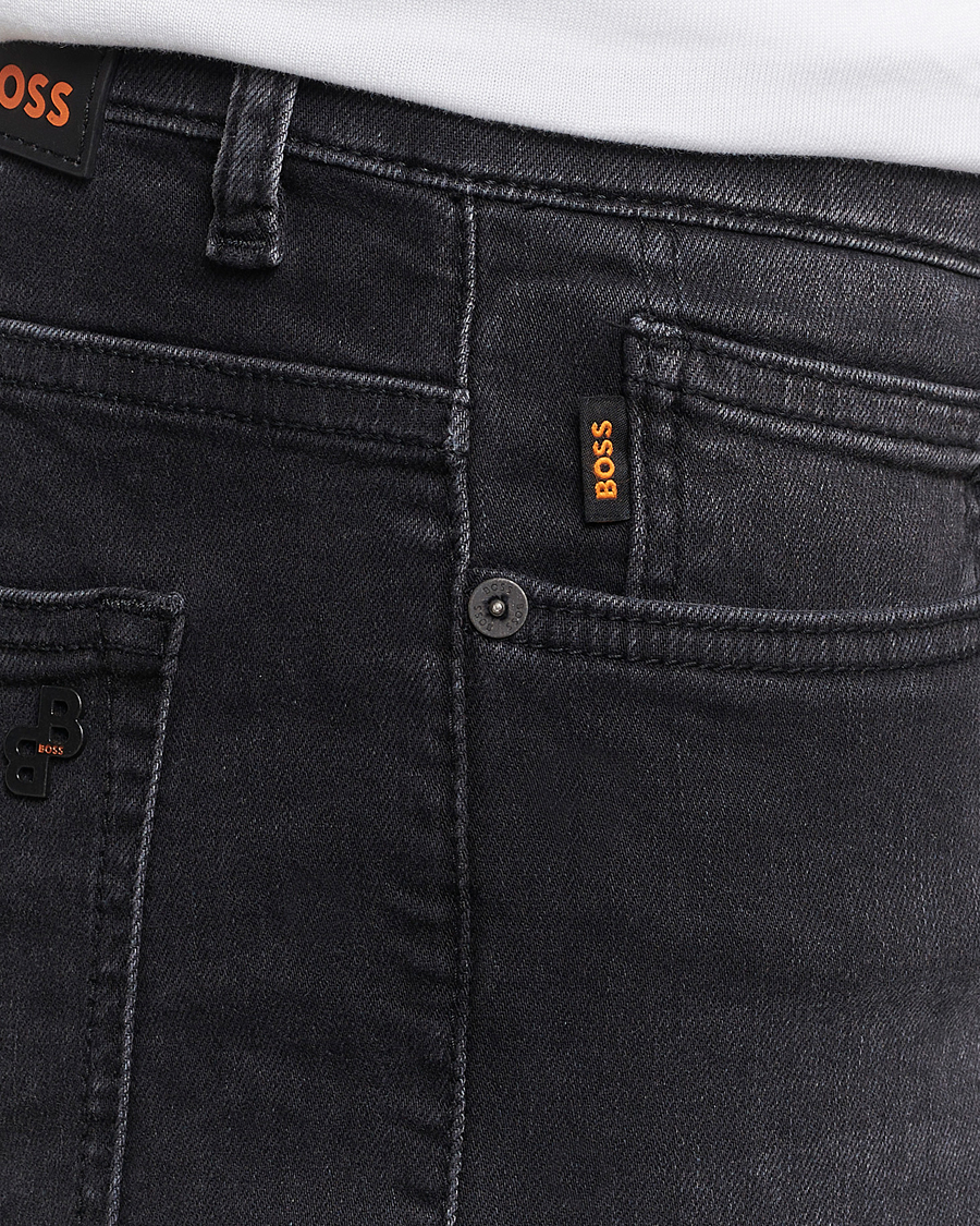 Herre | Jeans | BOSS ORANGE | Delaware Stretch Jeans Washed Black