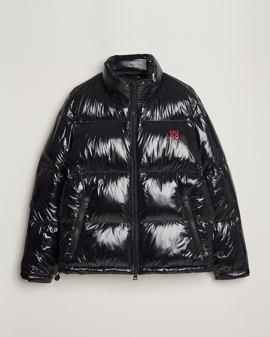 Herre | Jakker | HUGO | Biron Glossy Down Jacket Black