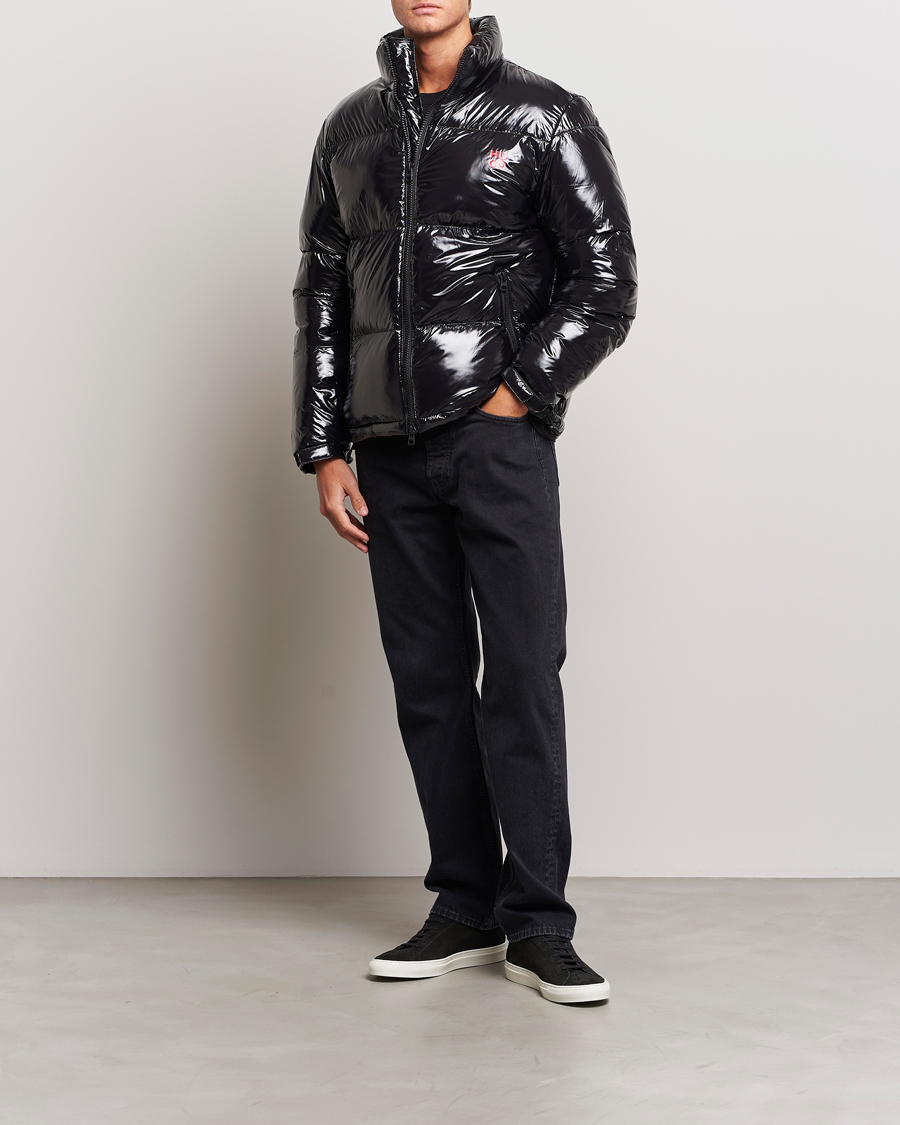 Herre | Jakker | HUGO | Biron Glossy Down Jacket Black