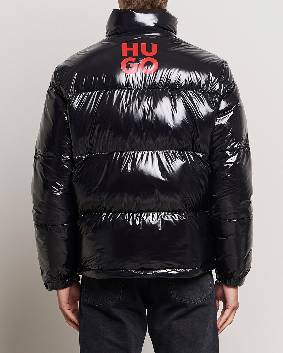Herre | Jakker | HUGO | Biron Glossy Down Jacket Black