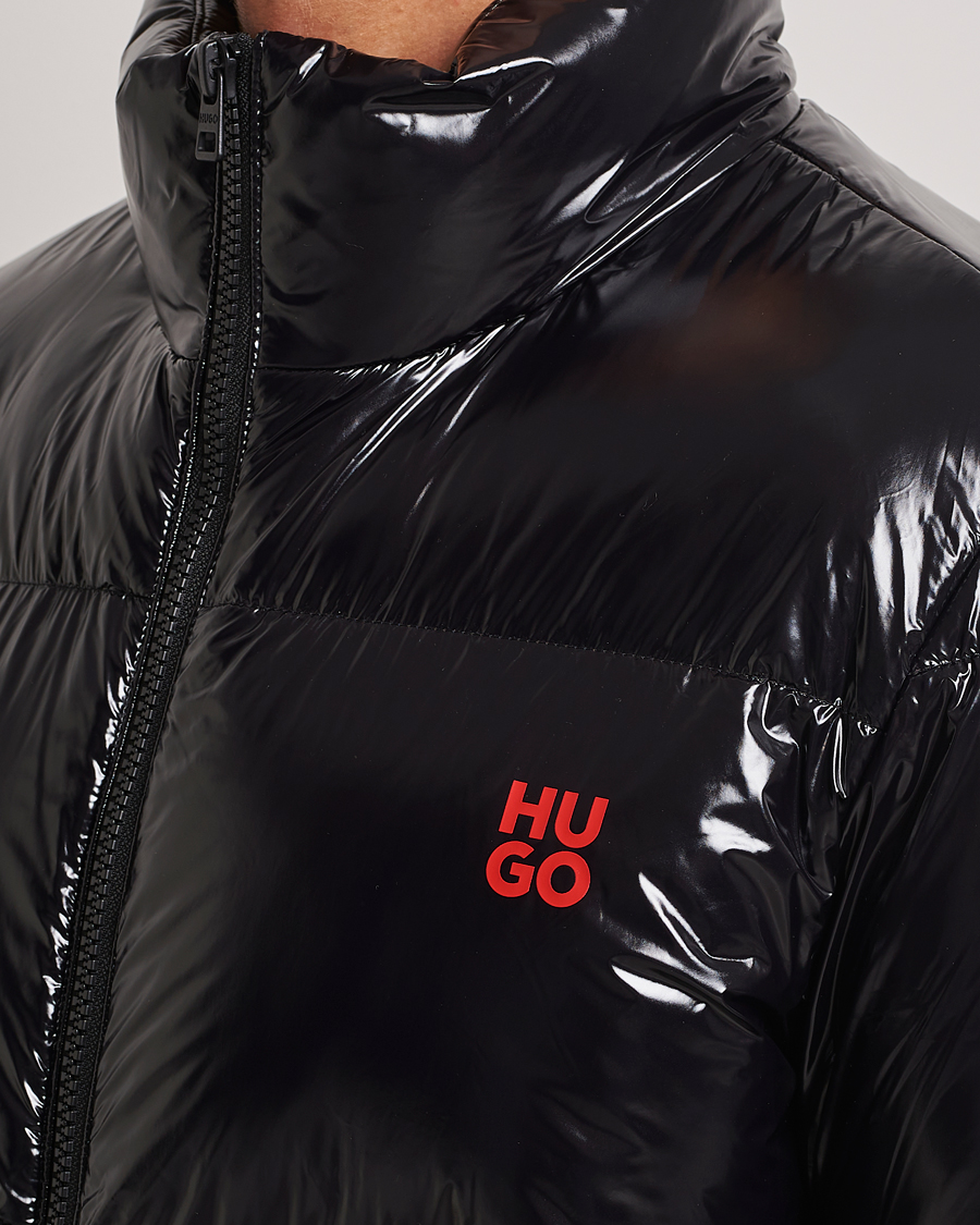 Herre | Jakker | HUGO | Biron Glossy Down Jacket Black