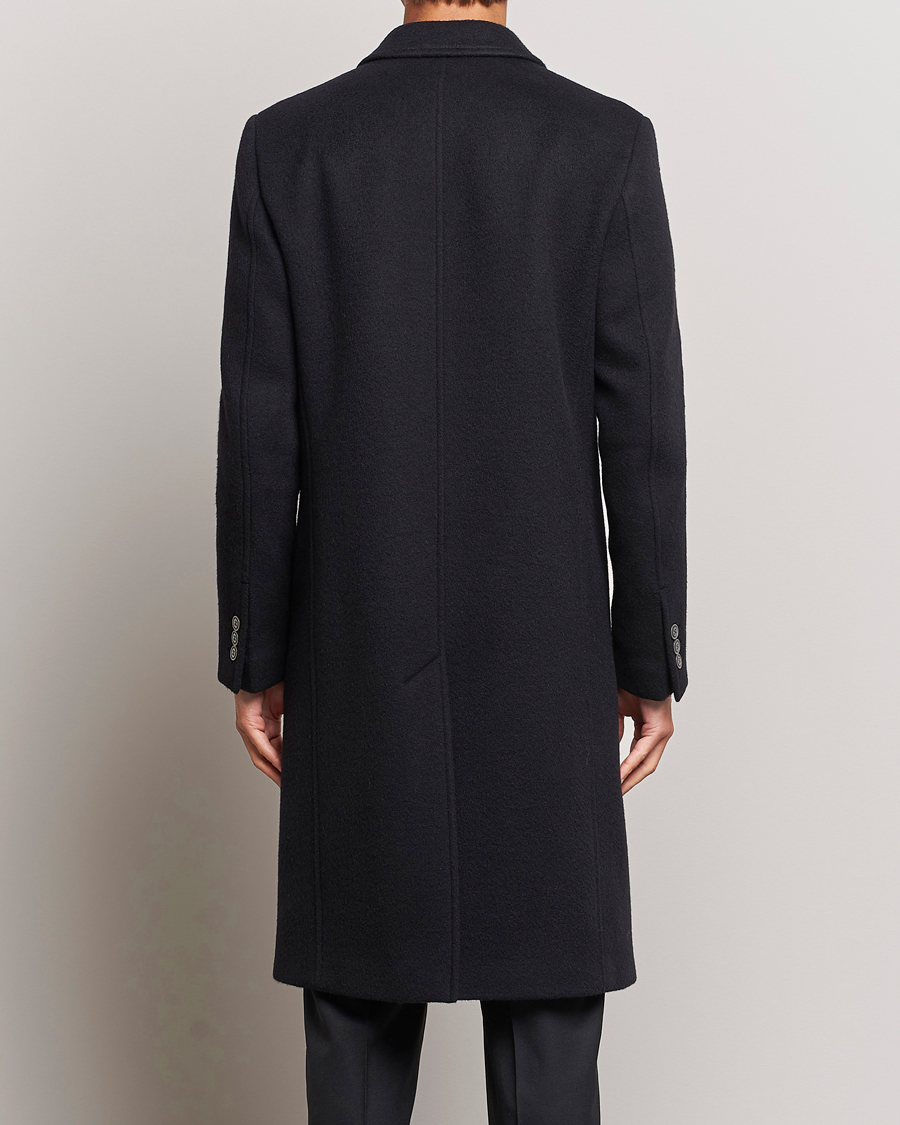 Herre | Jakker | HUGO | Miroy Wool Double Breasted Coat Black