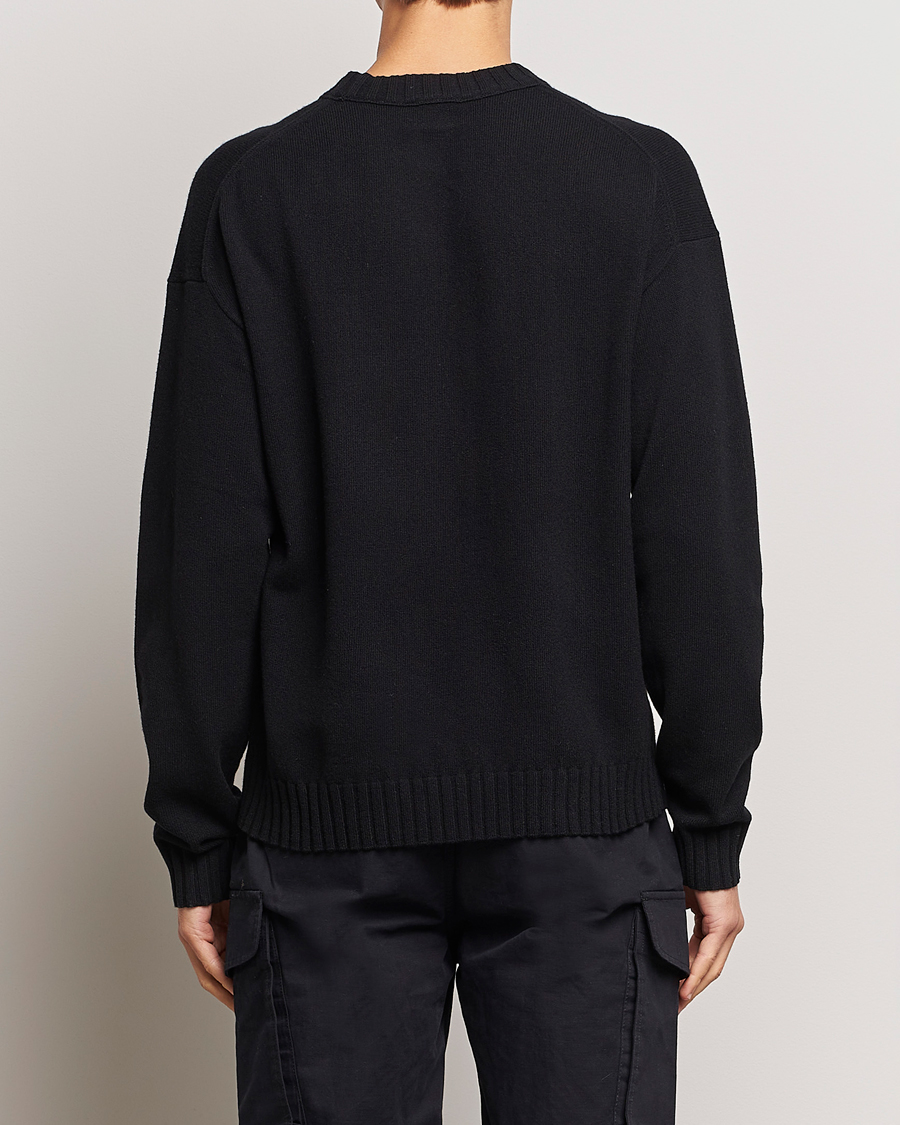 Herre | Trøjer | HUGO | San Cassio Knitted Sweater Black