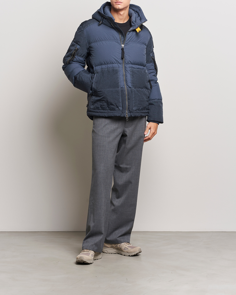 Herre | Jakker | Parajumpers | Tomcat Garment Dyed Rescue Puffer Dark Avio