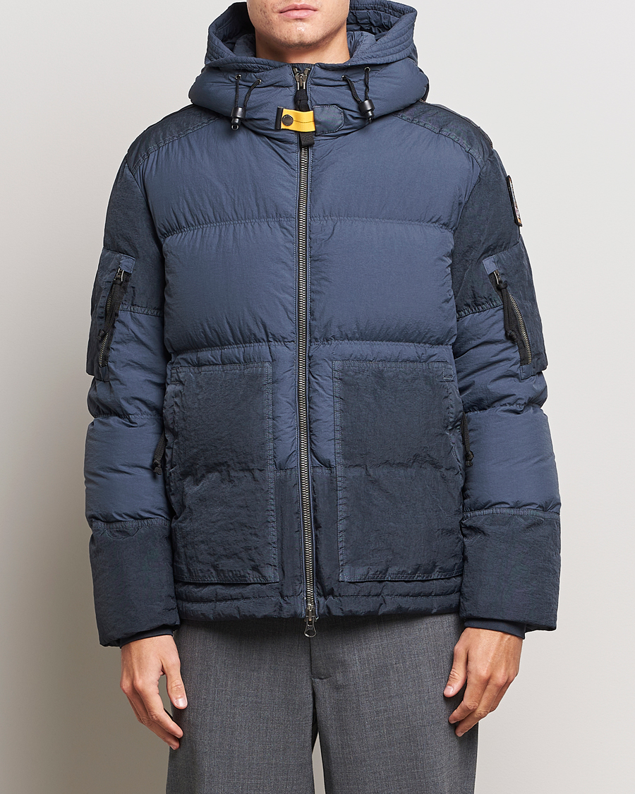 Herre | Jakker | Parajumpers | Tomcat Garment Dyed Rescue Puffer Dark Avio