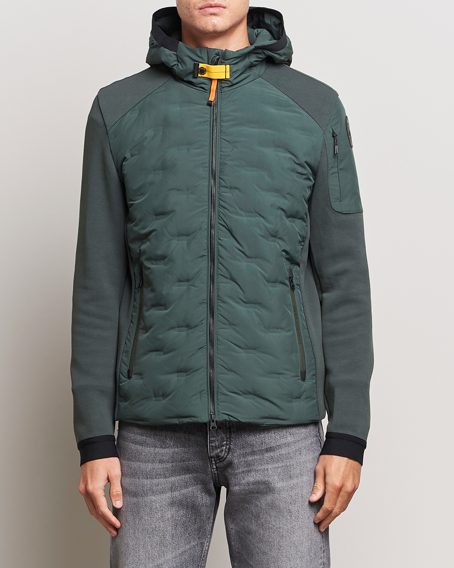 Herre | Jakker | Parajumpers | Benjy Jacquard Hybrid Jacket Green Gables