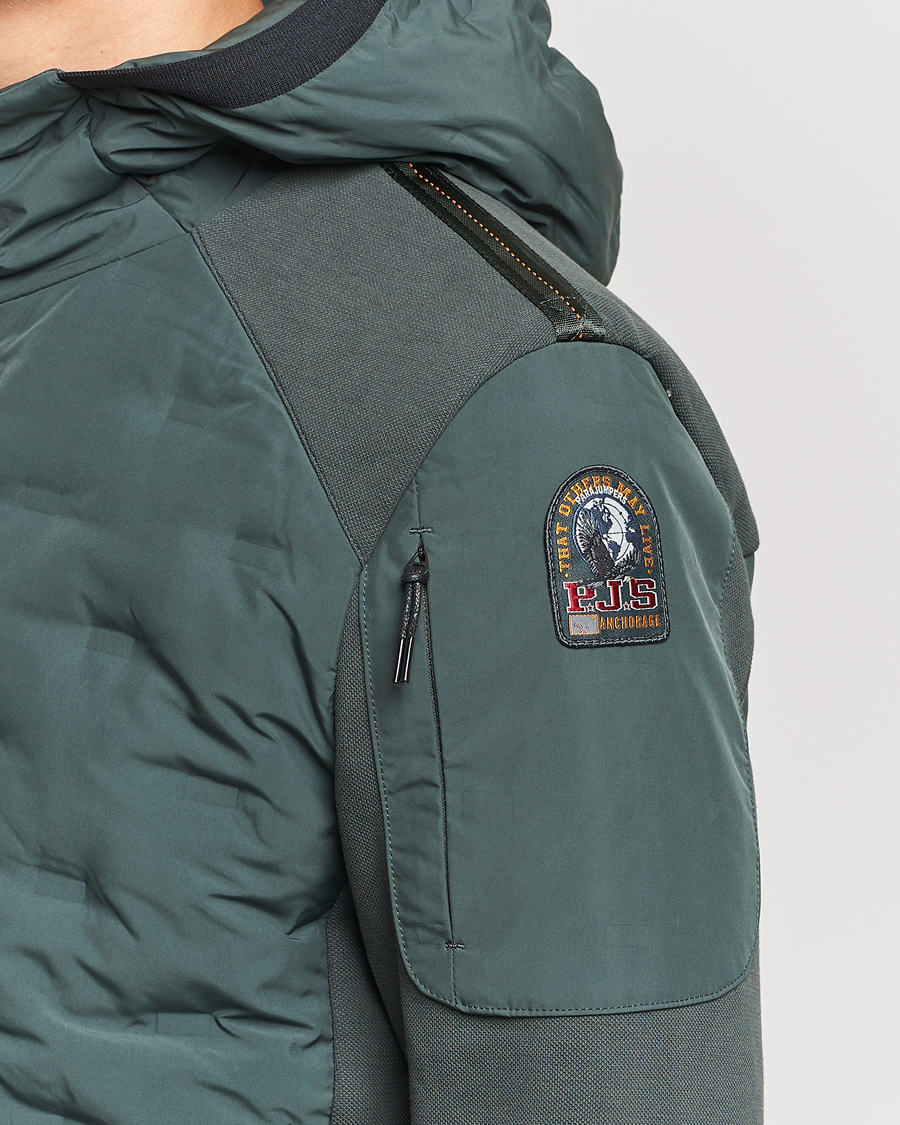 Herre | Jakker | Parajumpers | Benjy Jacquard Hybrid Jacket Green Gables