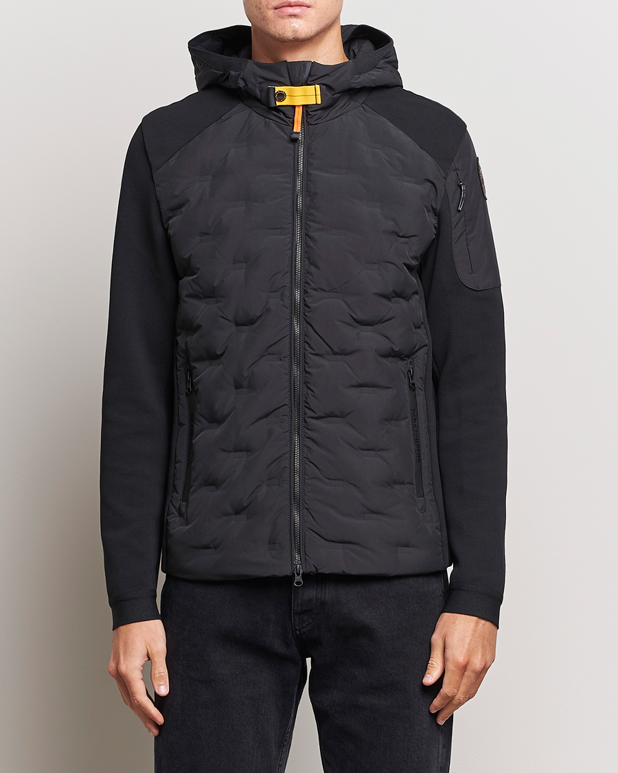 Herre | Tøj | Parajumpers | Benjy Jacquard Hybrid Jacket Black