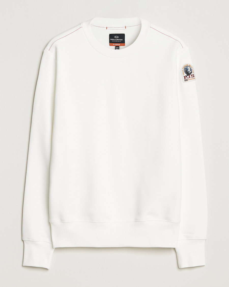 Herre | Trøjer | Parajumpers | K2 Super Easy Crew Neck Sweatshirt Off White