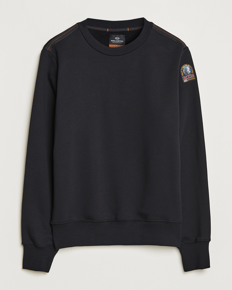 Herre | Trøjer | Parajumpers | K2 Super Easy Crew Neck Sweatshirt Black