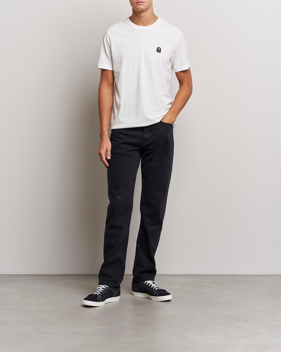 Herre | T-Shirts | Parajumpers | Patch Crew Neck T-Shirt Off White
