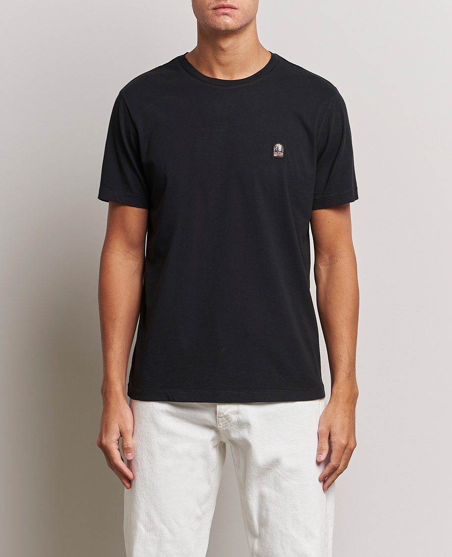 Herre | T-Shirts | Parajumpers | Patch Crew Neck T-Shirt Black