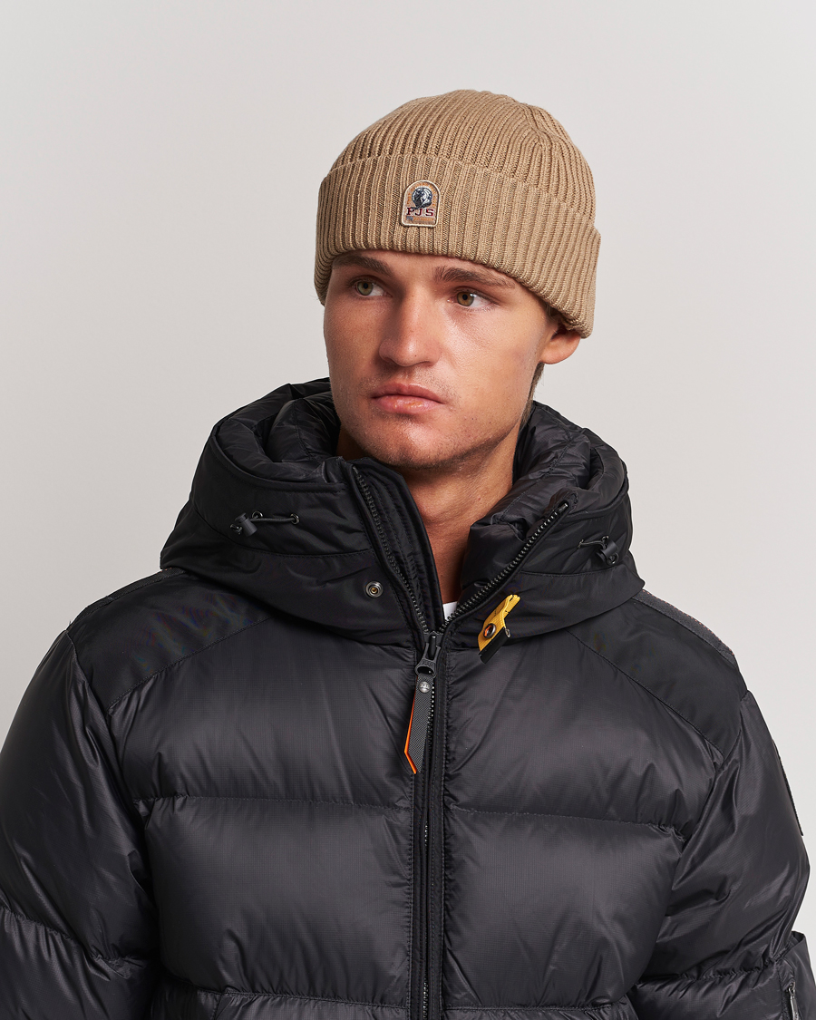 Herre | Parajumpers | Parajumpers | Ribbed Hat Cappuccino