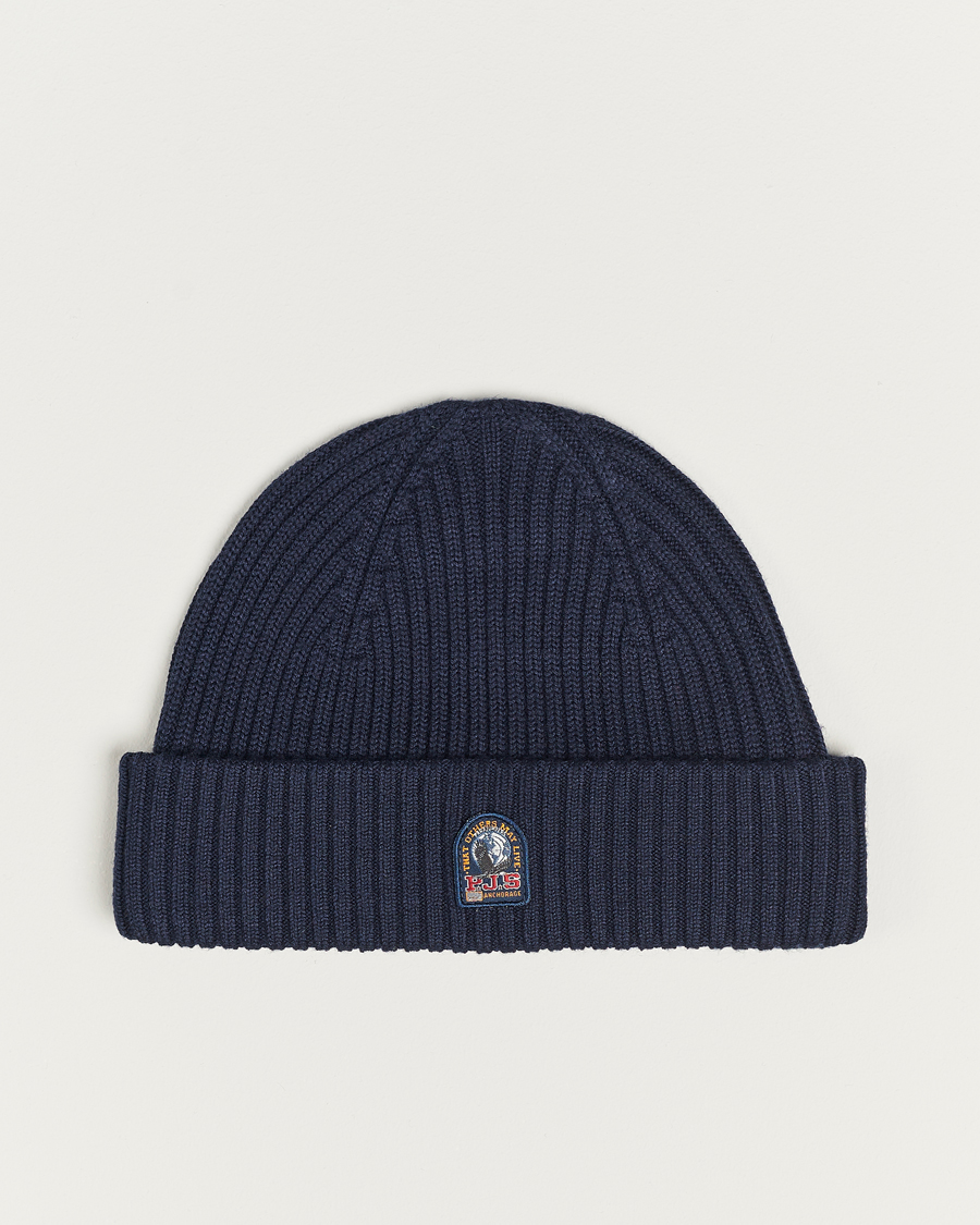 Herre | Parajumpers Ribbed Hat Navy | Parajumpers | Ribbed Hat Navy