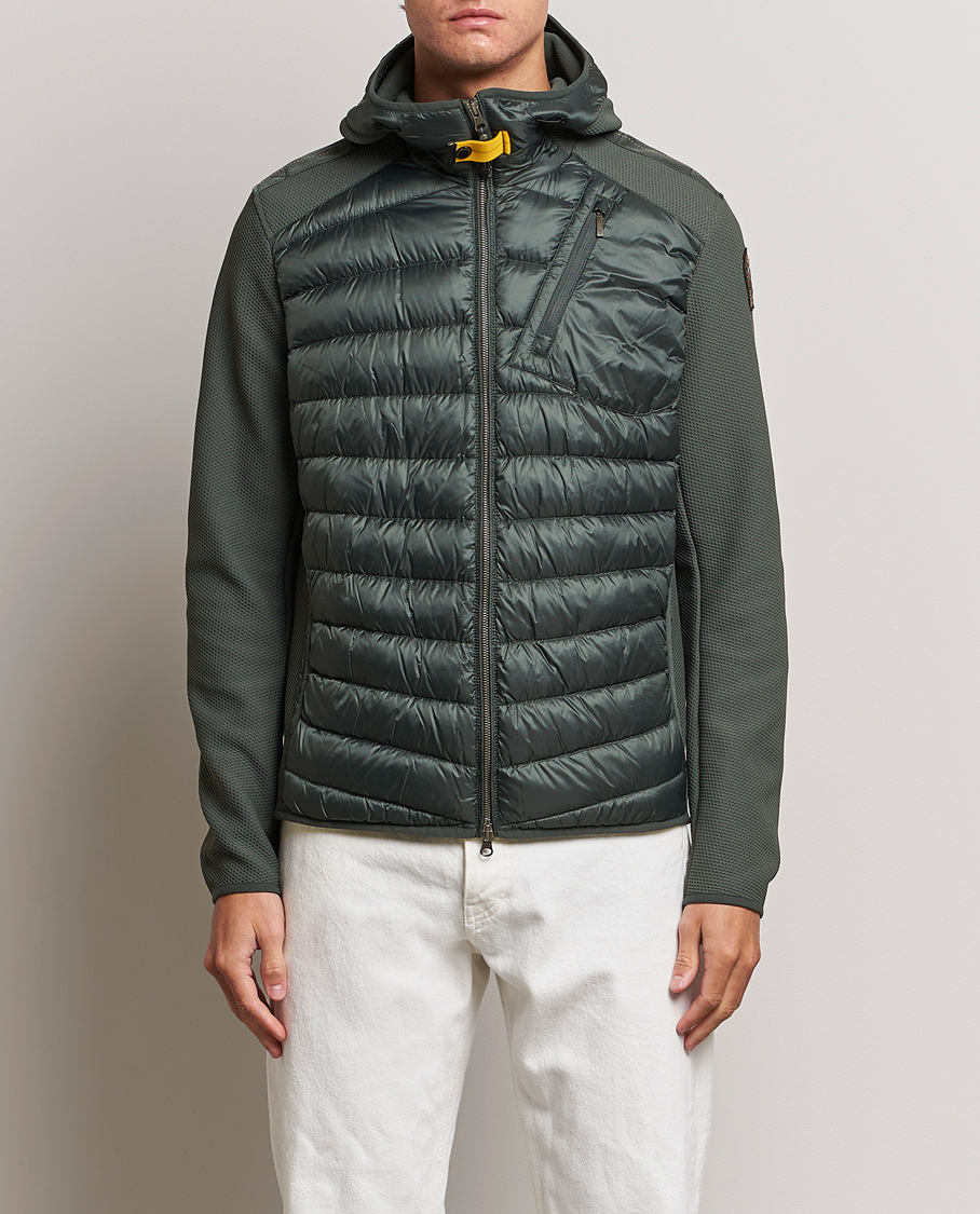Herre | Parajumpers | Parajumpers | Nolan Hybrid Hooded Jacket Green Gables