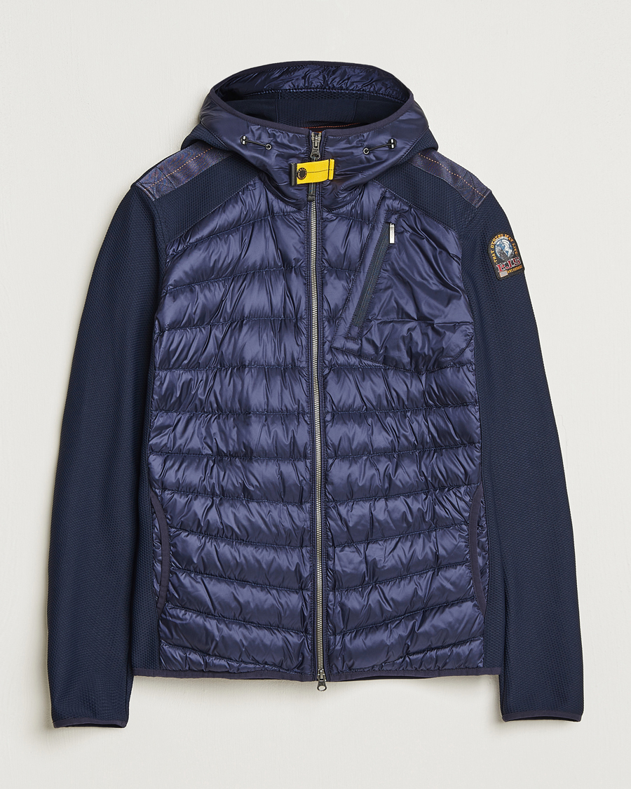 Herre | Jakker | Parajumpers | Nolan Down Hybrid Hooded Jacket Navy