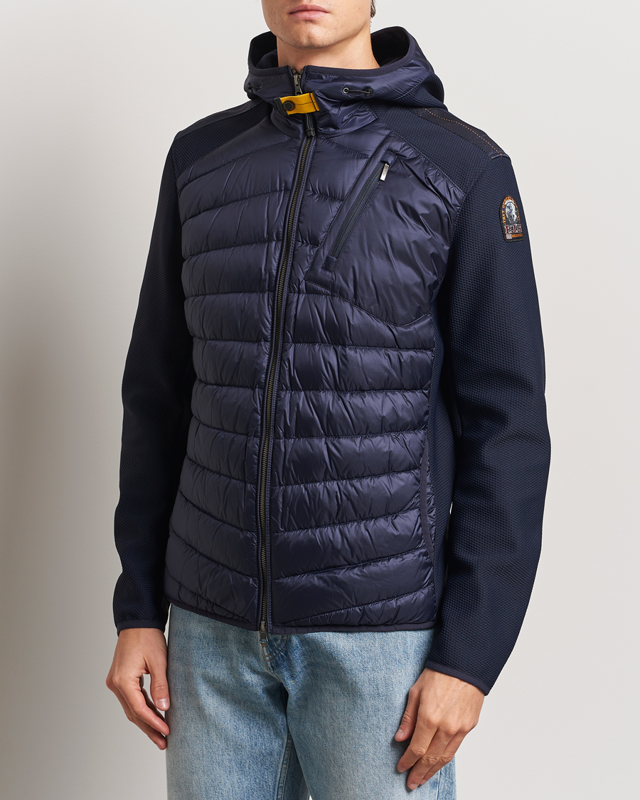 Herre | Jakker | Parajumpers | Nolan Hybrid Hooded Jacket Navy