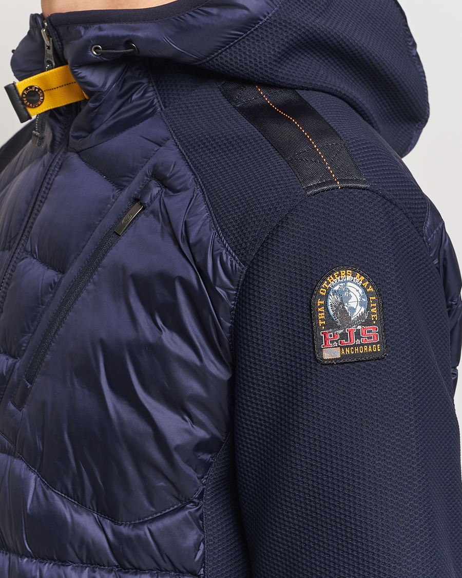 Herre | Jakker | Parajumpers | Nolan Down Hybrid Hooded Jacket Navy