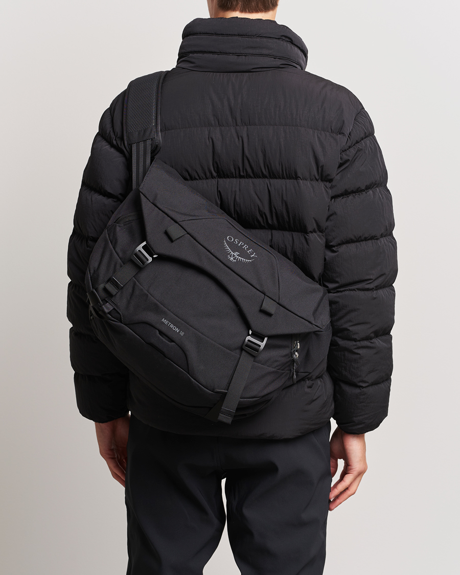 Herre | Osprey Metron 18 Messenger Bag Black | Osprey | Metron 18 Messenger Bag Black