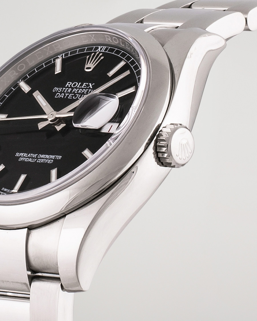 Herre | Pre-Owned & Vintage Watches | Rolex Pre-Owned | Datejust 116200 Oystert Perpetual Steel Black Steel Black