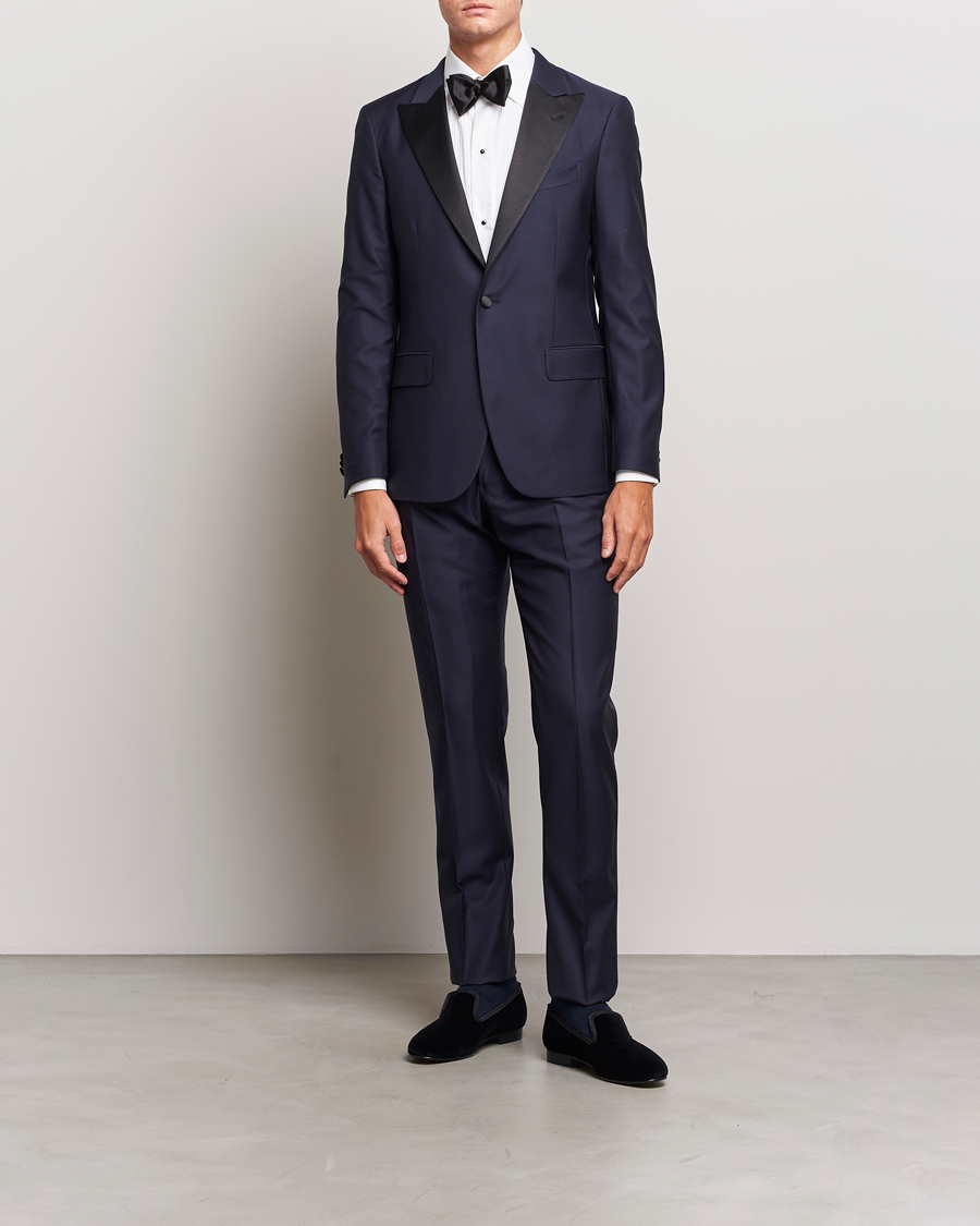 Herre | Afdelinger | Boglioli | Milano Single Breasted Tuxedo Navy