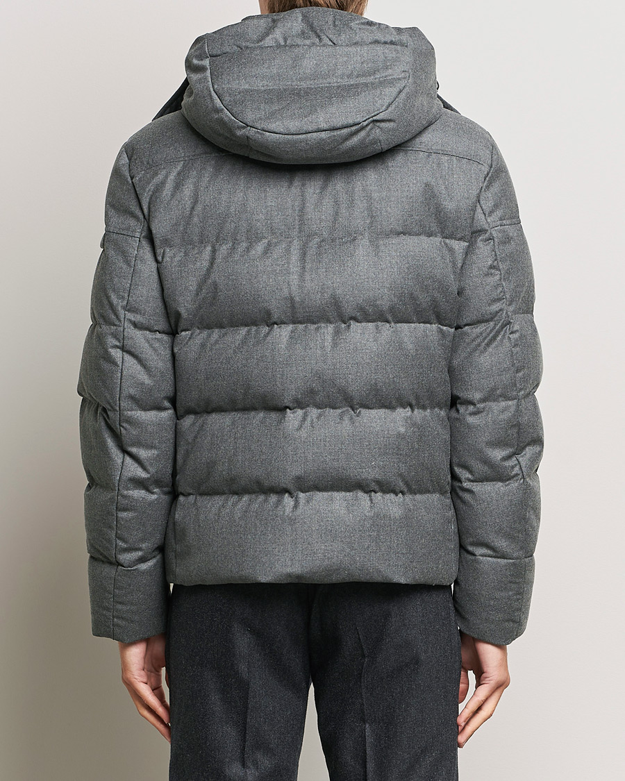 Herre | Jakker | MooRER | Brett Wool/Cashmere Hooded Jacket Grey