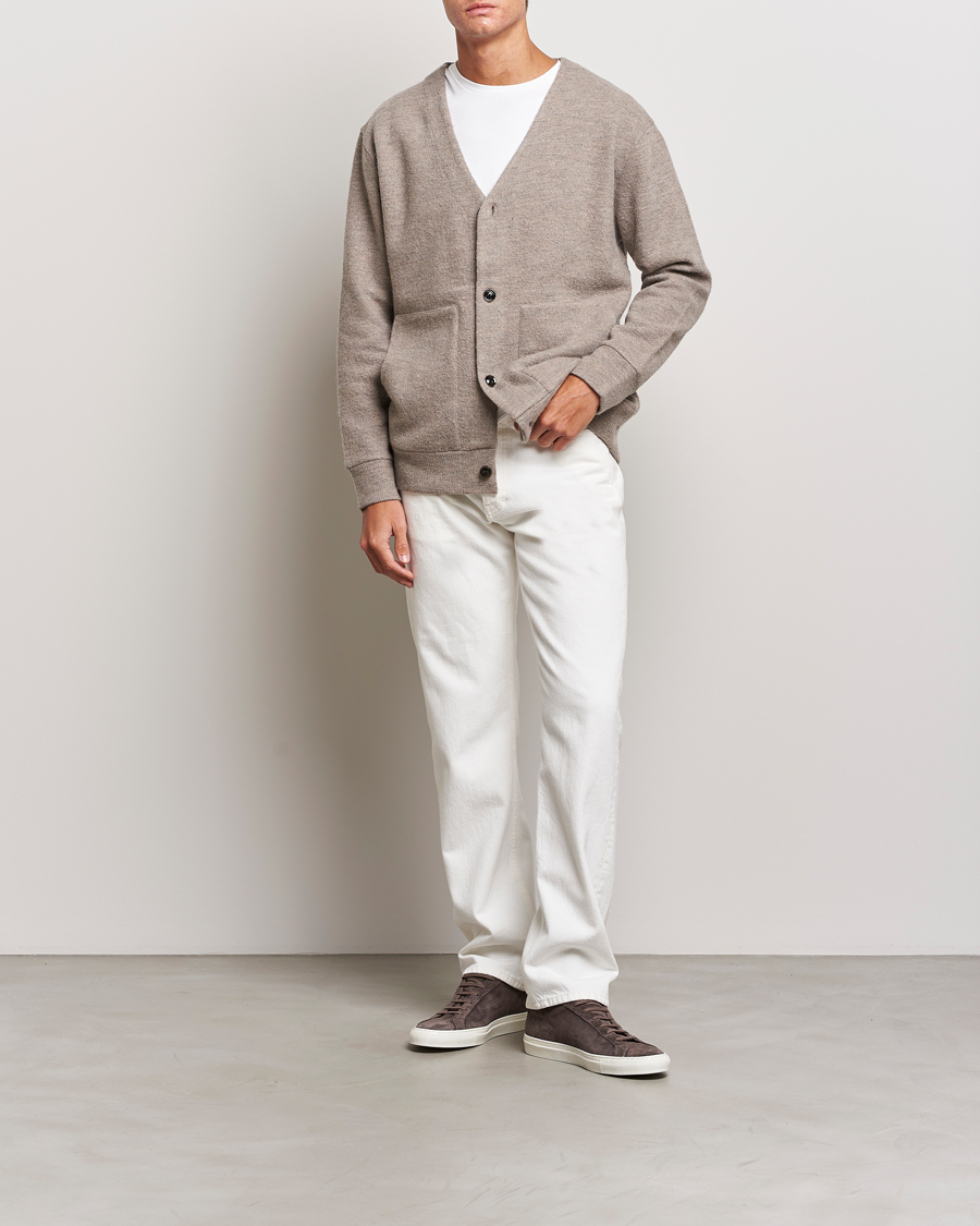 Herre | Trøjer | NN07 | Ice Boiled Wool Cardigan Khaki
