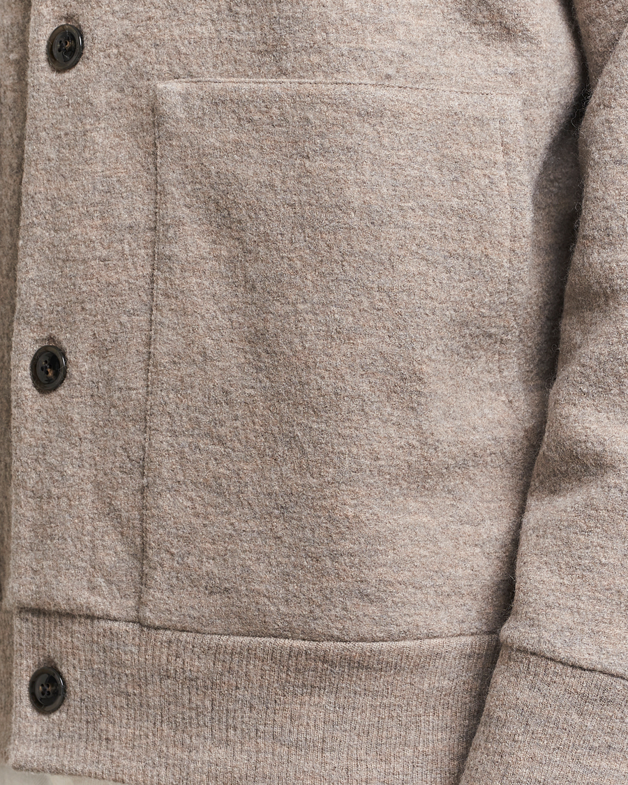 Herre | Trøjer | NN07 | Ice Boiled Wool Cardigan Khaki