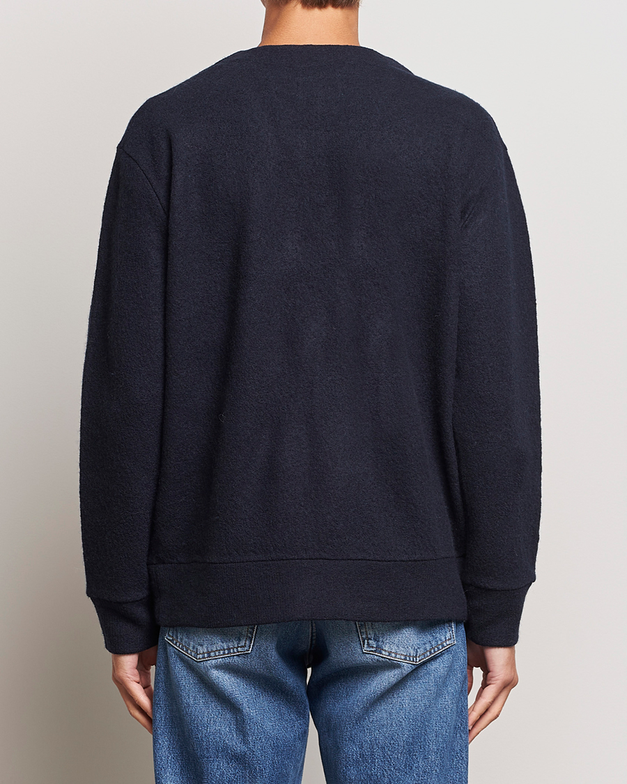 Herre | Trøjer | NN07 | Ice Boiled Wool Cardigan Navy Blue