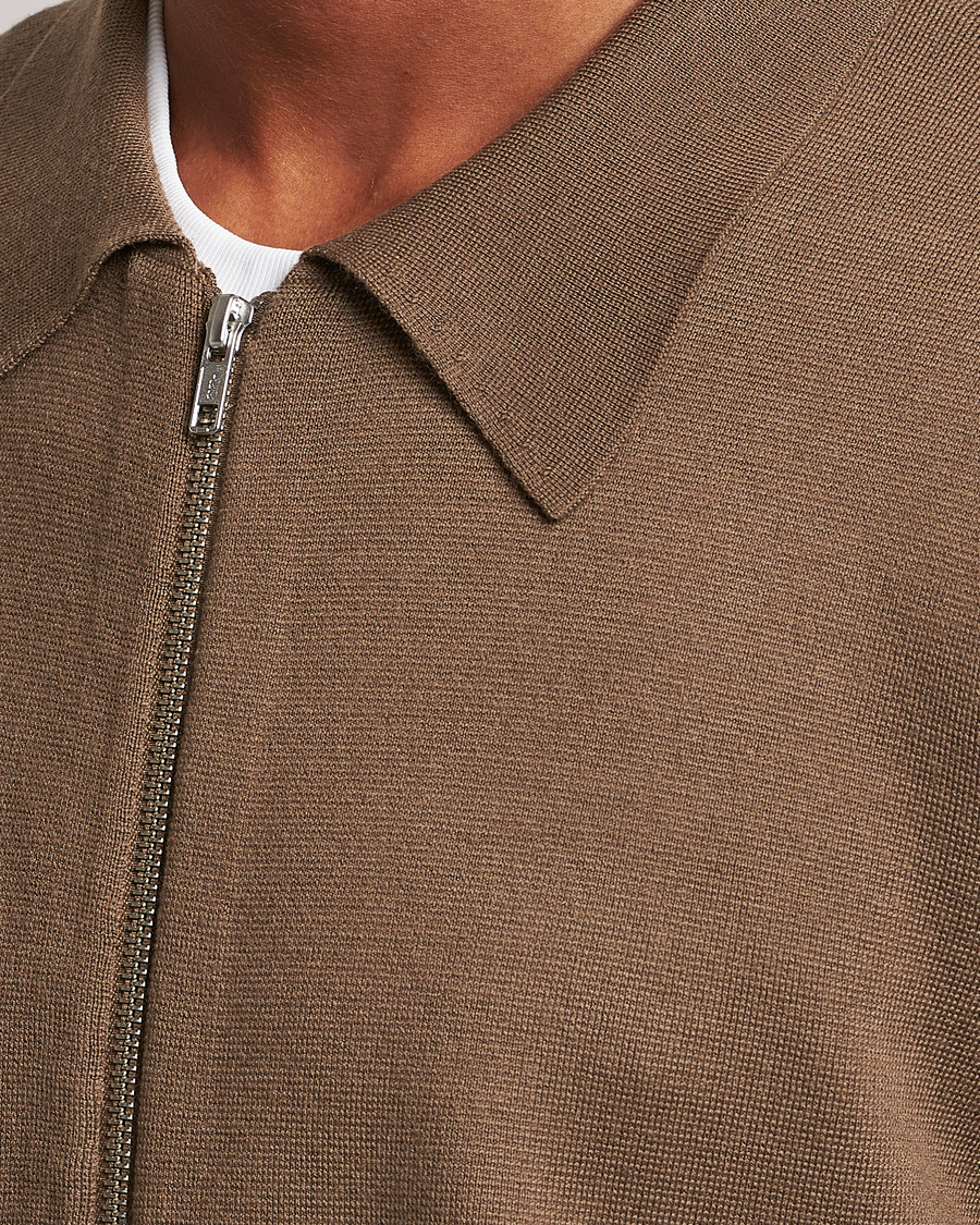 Herre | Trøjer | NN07 | Harald Knitted Full Zip Shitake