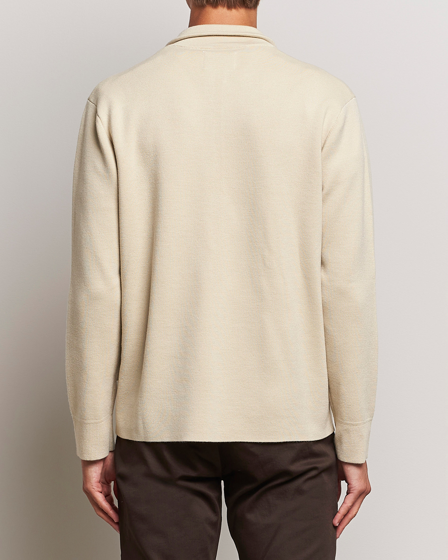 Herre | Trøjer | NN07 | Harald Cotton/Modal Half Zip Ecru