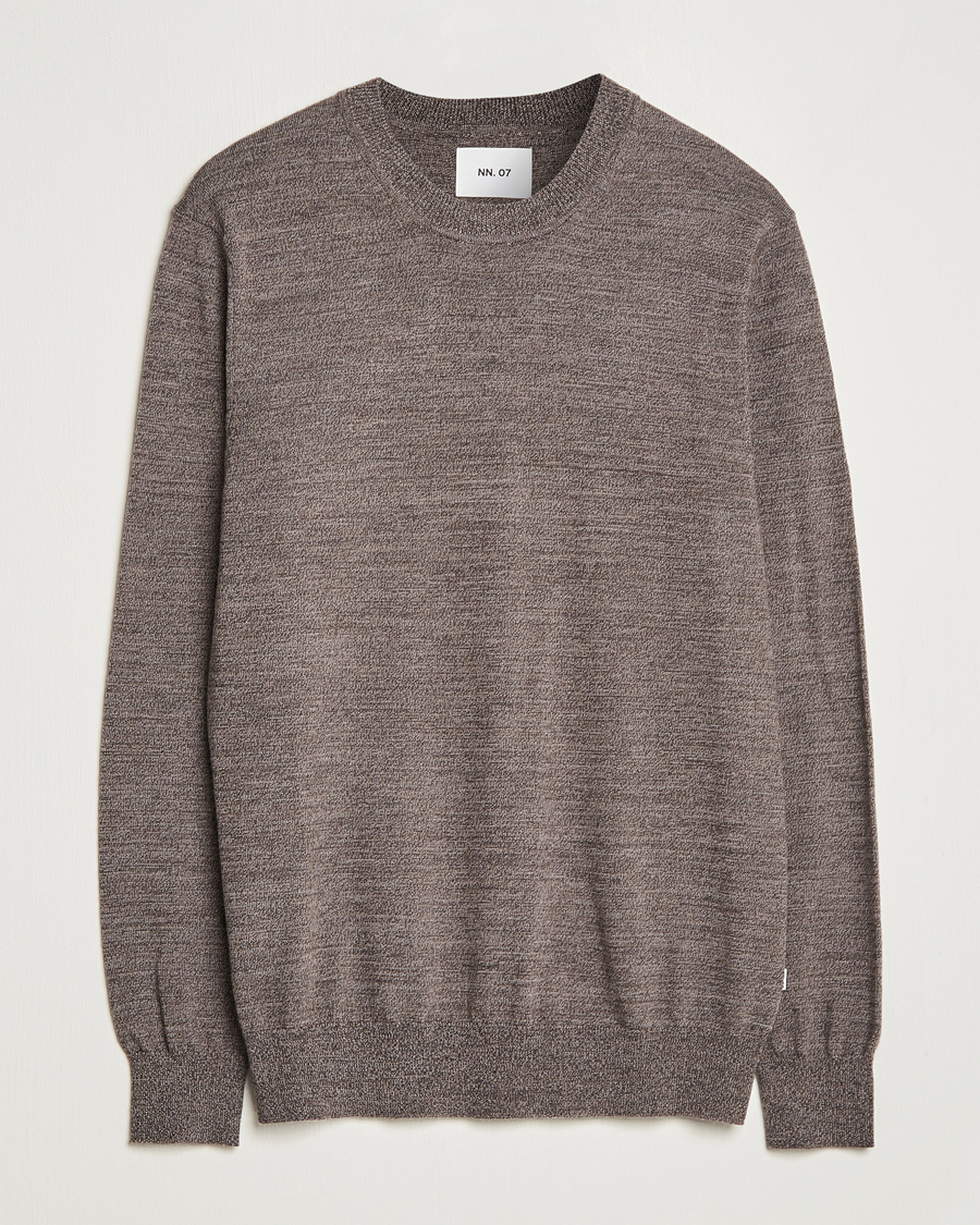 Herre | Trøjer | NN07 | Ted Merino Crew Neck Pullover Shitake