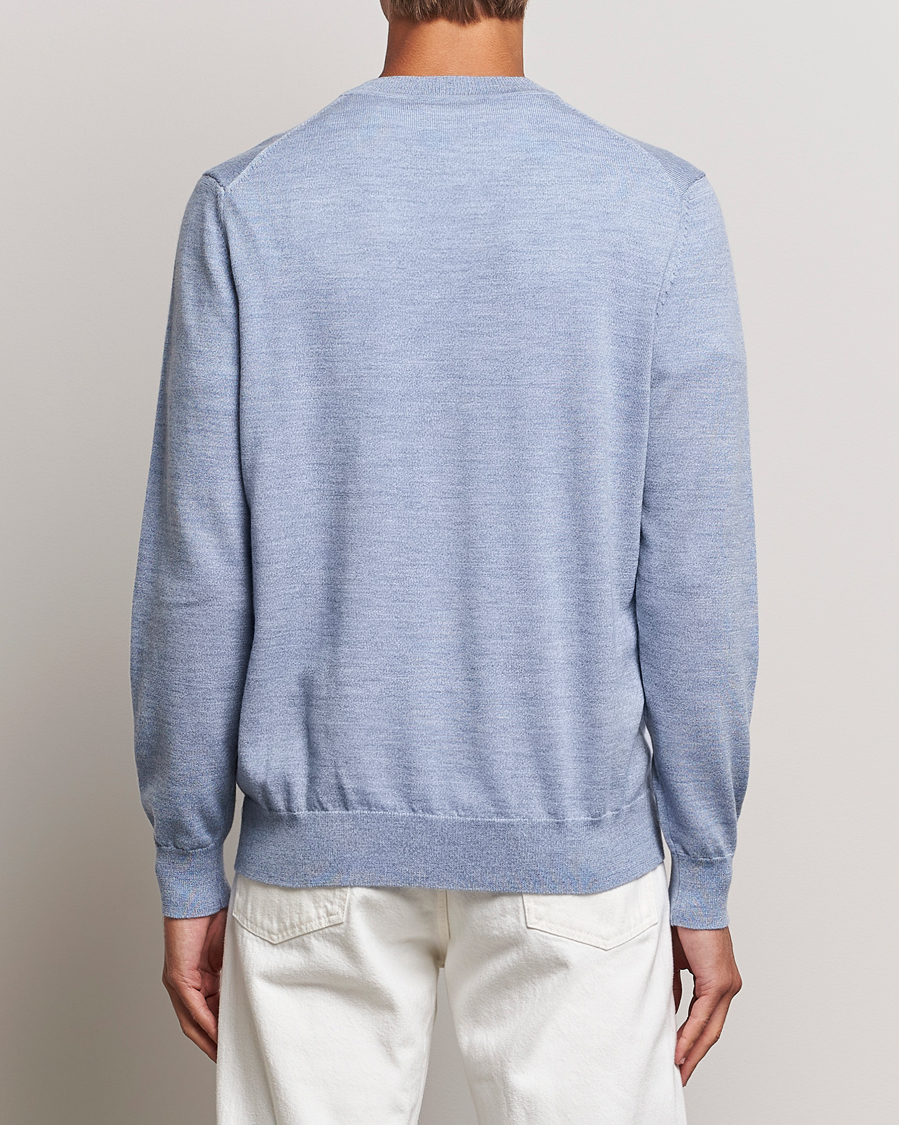Herre | Trøjer | NN07 | Ted Merino Crew Neck Pullover Tink Blue