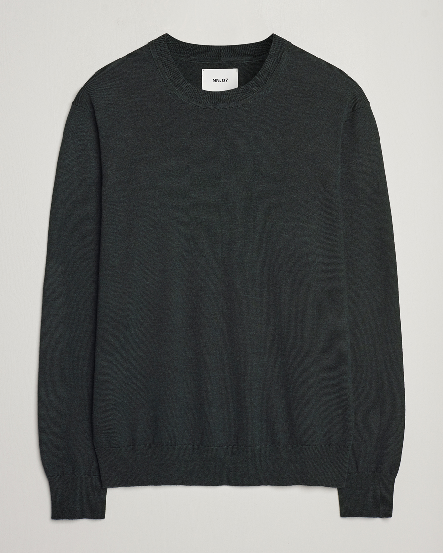 Herre | Trøjer | NN07 | Ted Merino Crew Neck Pullover Dark Army