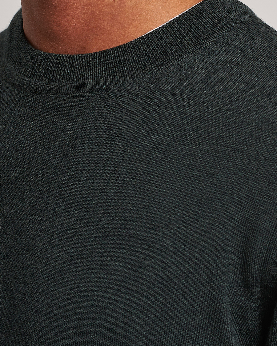 Herre | Trøjer | NN07 | Ted Merino Crew Neck Pullover Dark Army