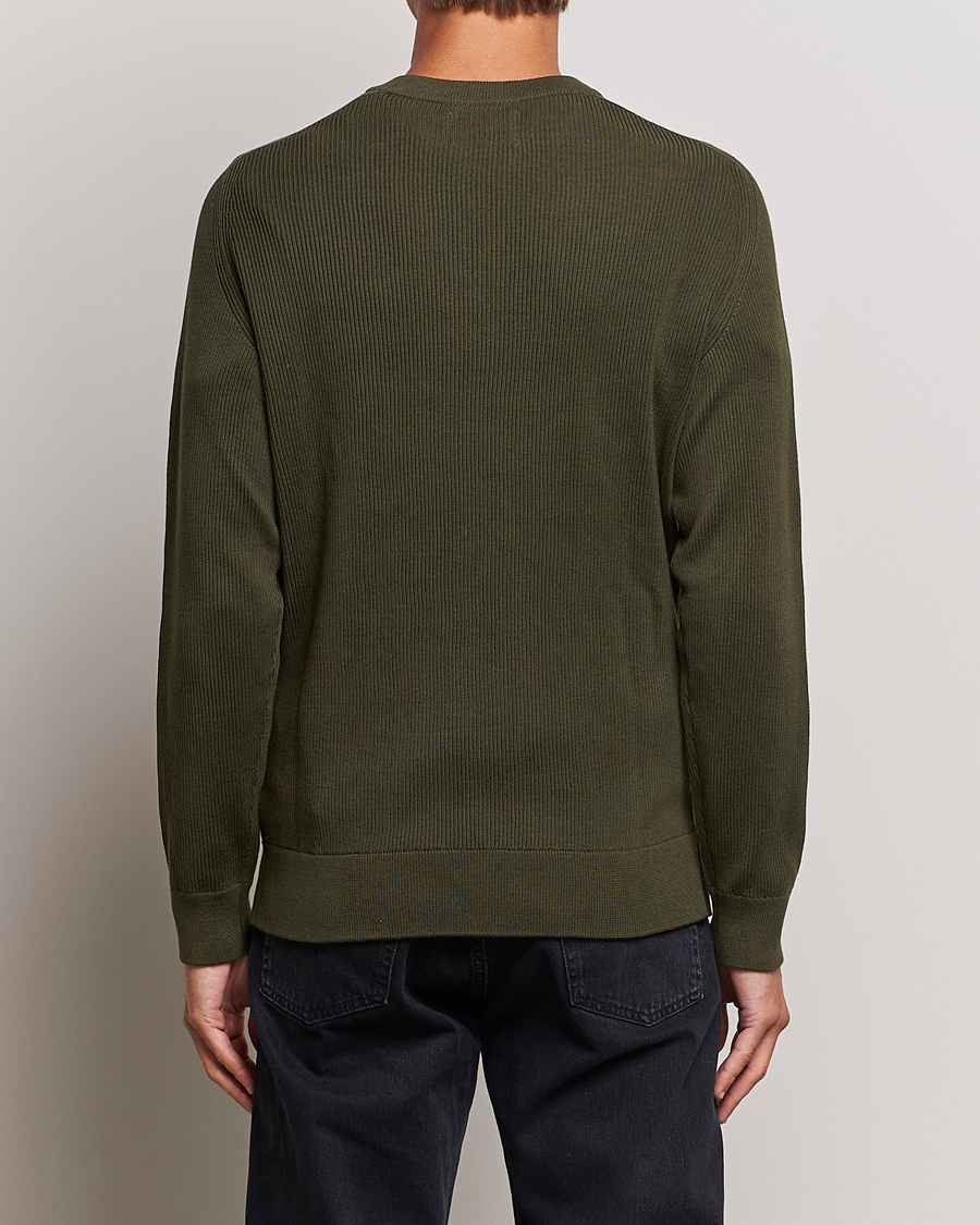 Herre | Trøjer | NN07 | Kevin Cotton Knitted Sweater Deep Green
