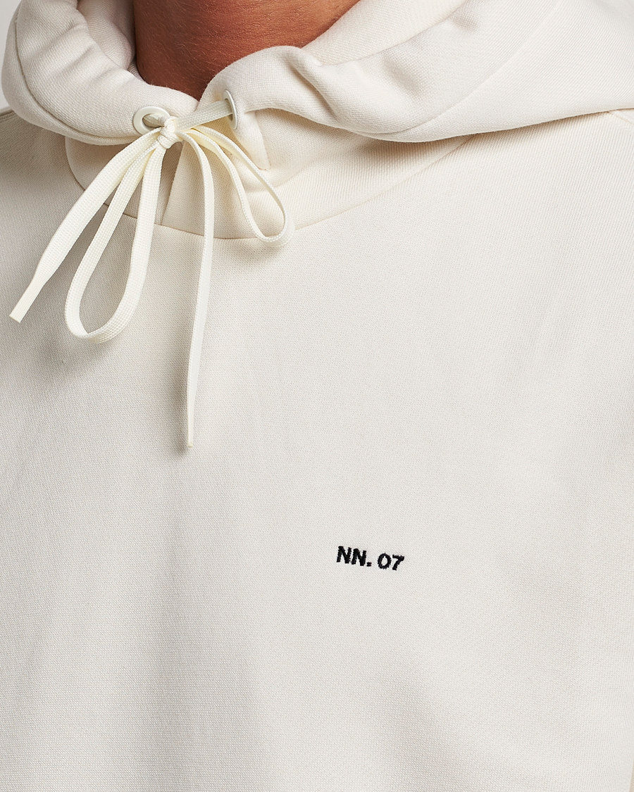 Herre | Trøjer | NN07 | Briggs Logo Hoodie Off White