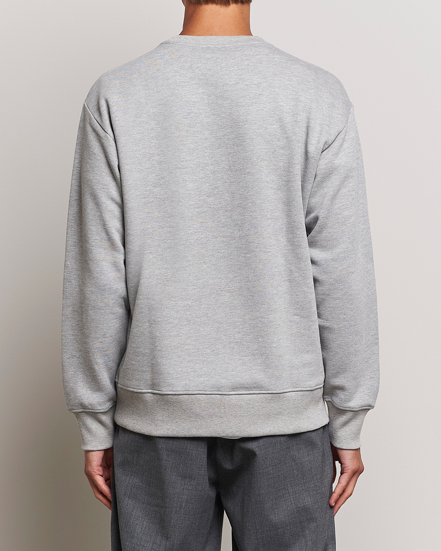 Herre | Trøjer | NN07 | Briggs Logo Crew Neck Sweatshirt Light Grey Melange