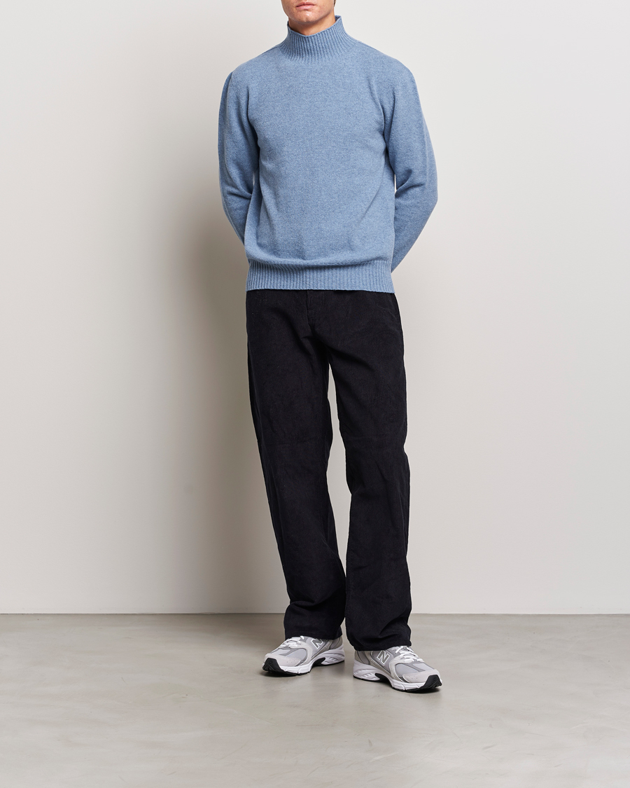 Herre | Trøjer | NN07 | Clark Brushed Polo Dust Blue