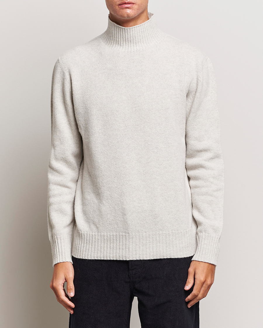 Herre | Trøjer | NN07 | Clark Brushed Polo Light Grey Melange