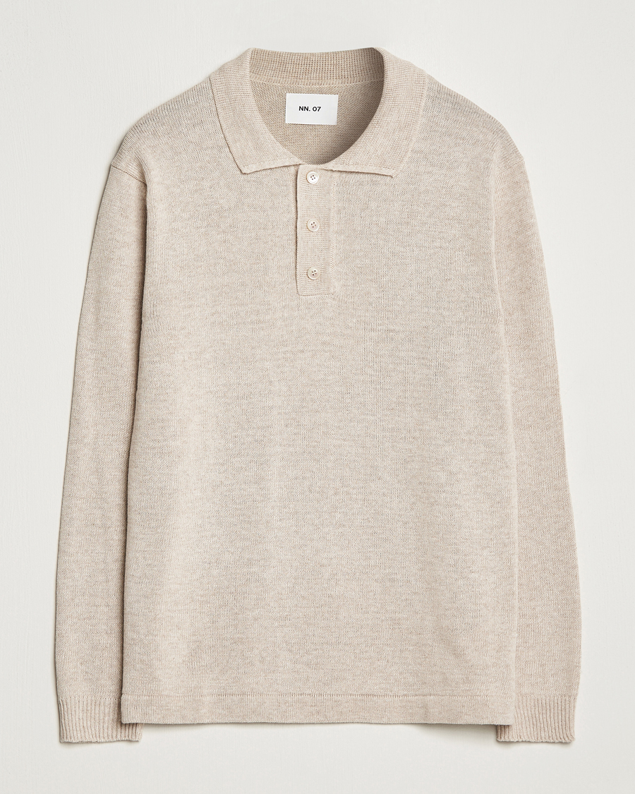 Herre | Trøjer | NN07 | Vito Knitted Polo Off White