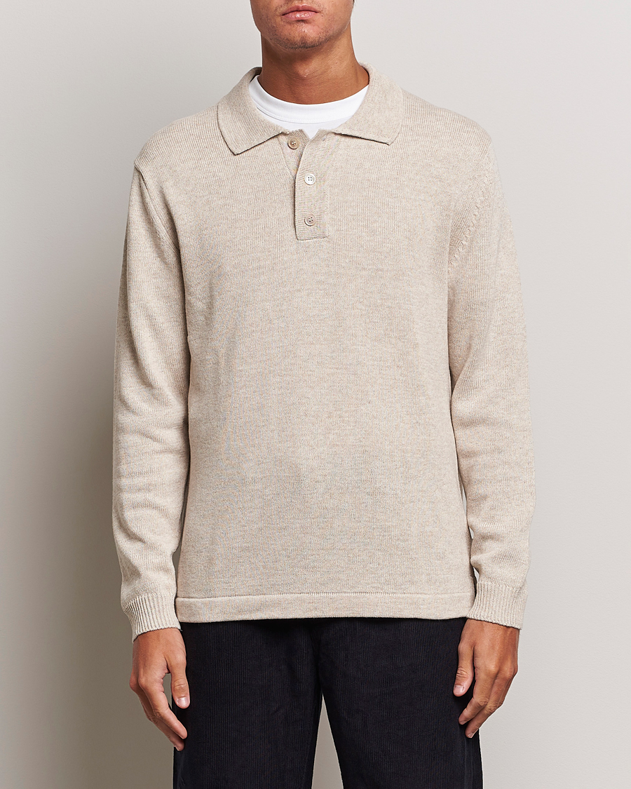 Herre | Trøjer | NN07 | Vito Knitted Polo Off White