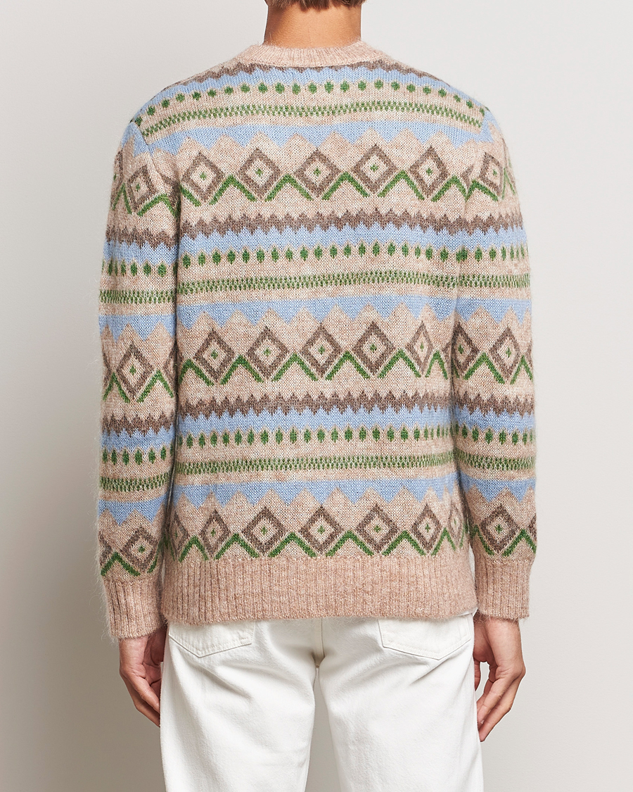 Ansøgning mirakel gør det fladt NN07 Morgan Wool Fairisle Sweater Nature Melange - CareOfCarl.dk