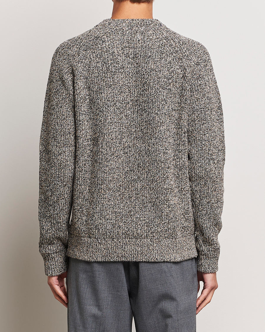 Herre | Trøjer | NN07 | Jacobo Heavy Knitted Sweater Khaki Melange