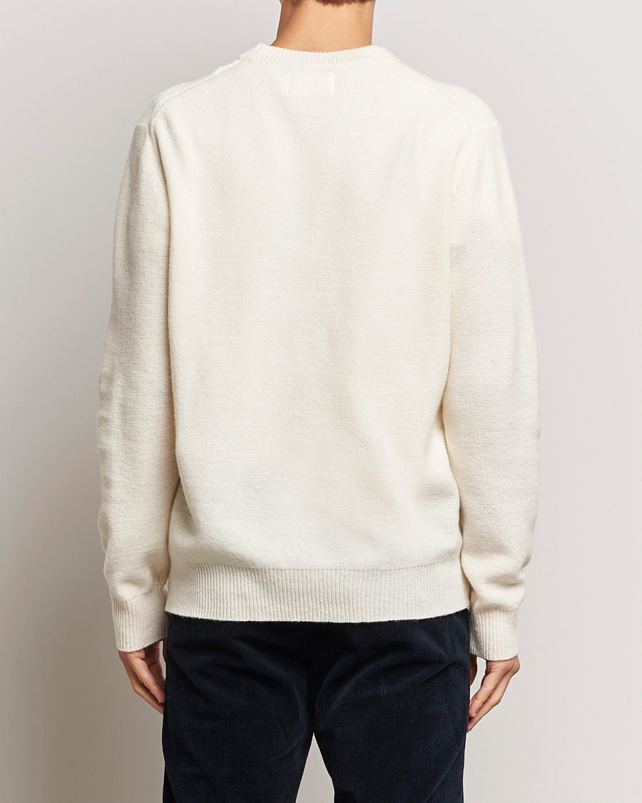 Herre | Trøjer | NN07 | Nigel Lambswool Knitted Crew Neck Ecru